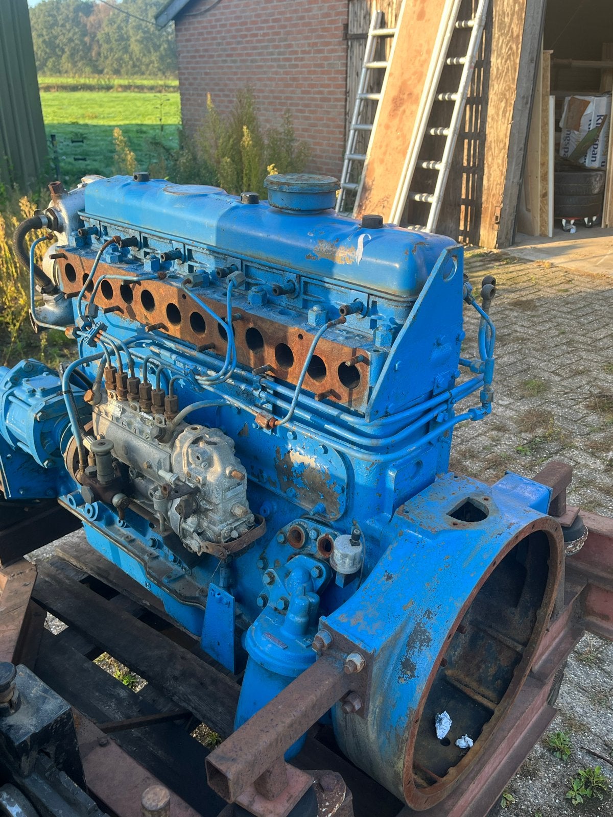 DAF 575 motor, niet compleet, wel los, Doe-het-zelf en Verbouw, Ophalen, Gebruikt