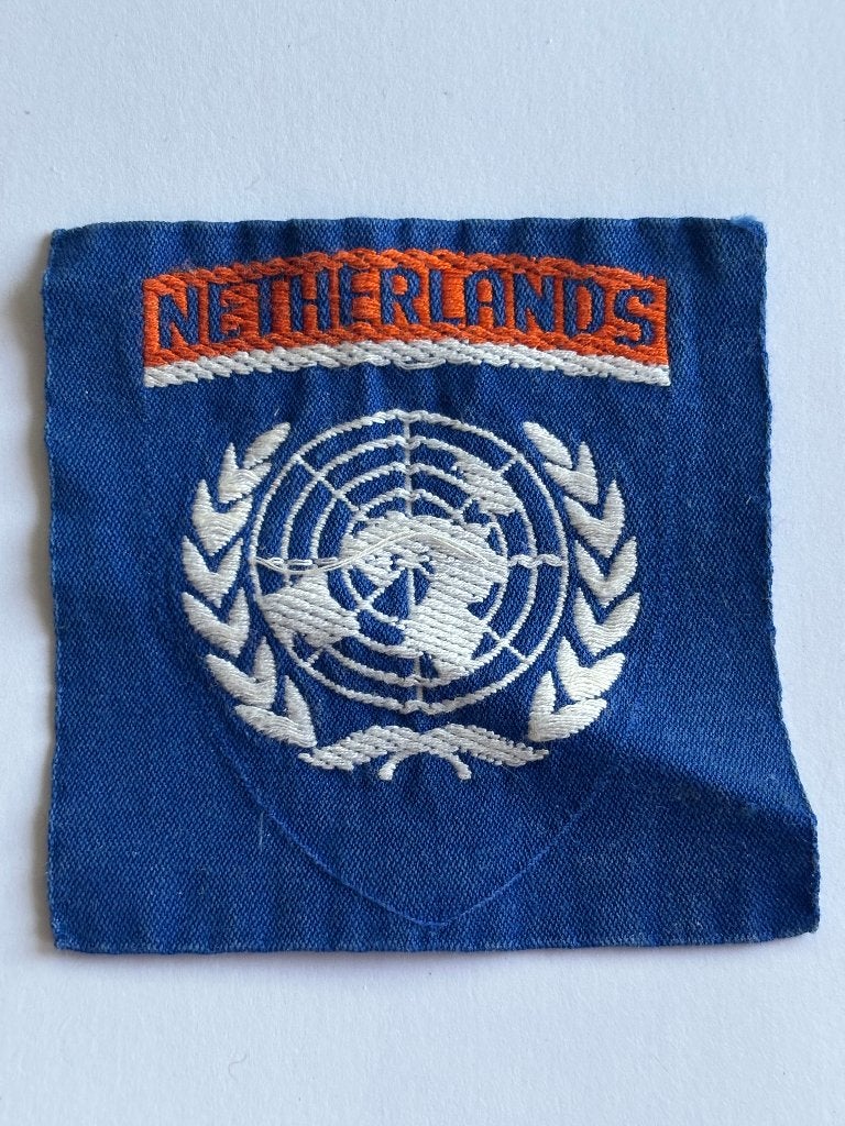 Embleem Nederlandse troepen onder bevel van een VN eenheid, Verzenden, Landmacht, Nederland, Kleding of Schoenen