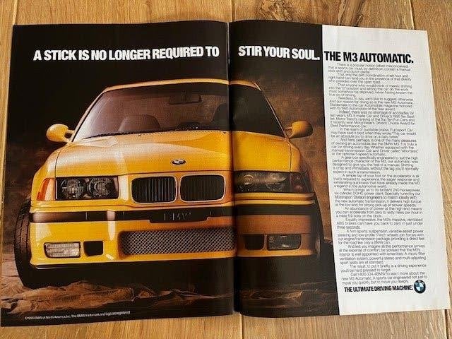 BMW M3 originele advertentie, Boeken, Ophalen of Verzenden, Gelezen, BMW