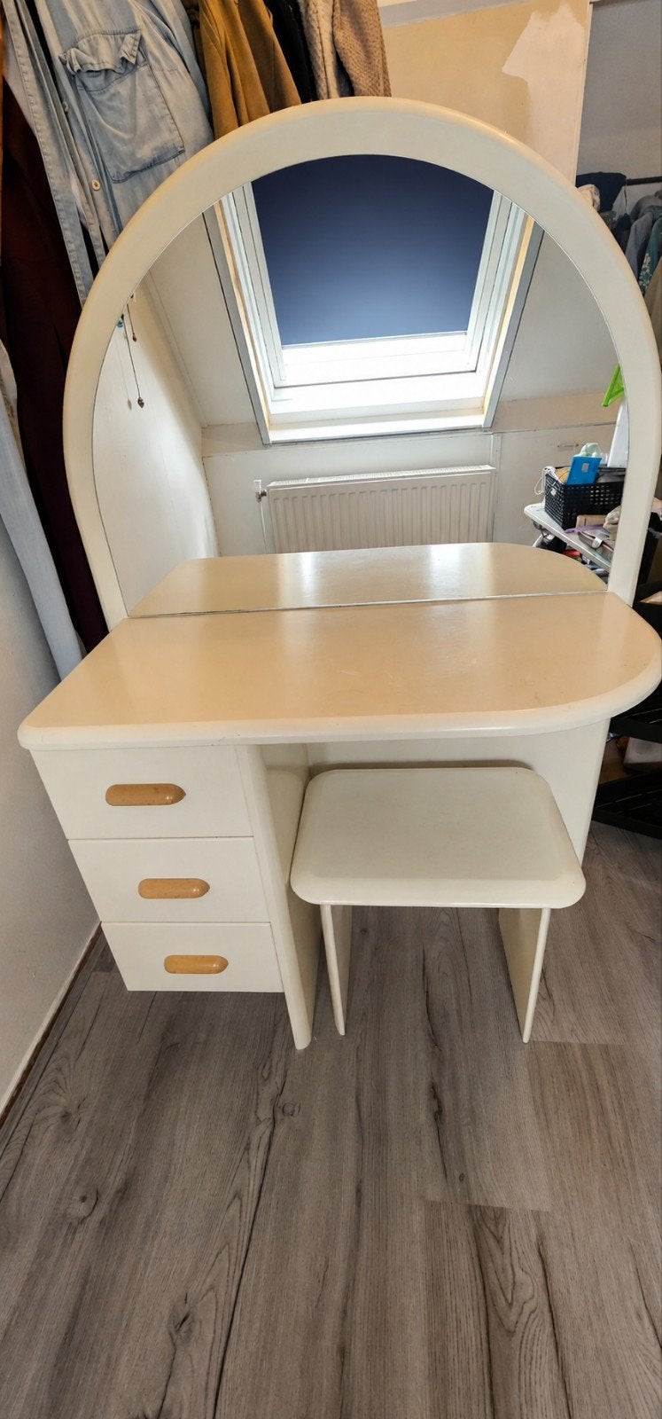 make up tafel, Ophalen, Gebruikt, 100 tot 150 cm, Vintage