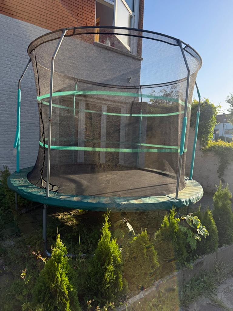 Grote Trampoline met Veiligheidsnet - Gratis Af te Halen!, Ophalen of Verzenden, Gebruikt