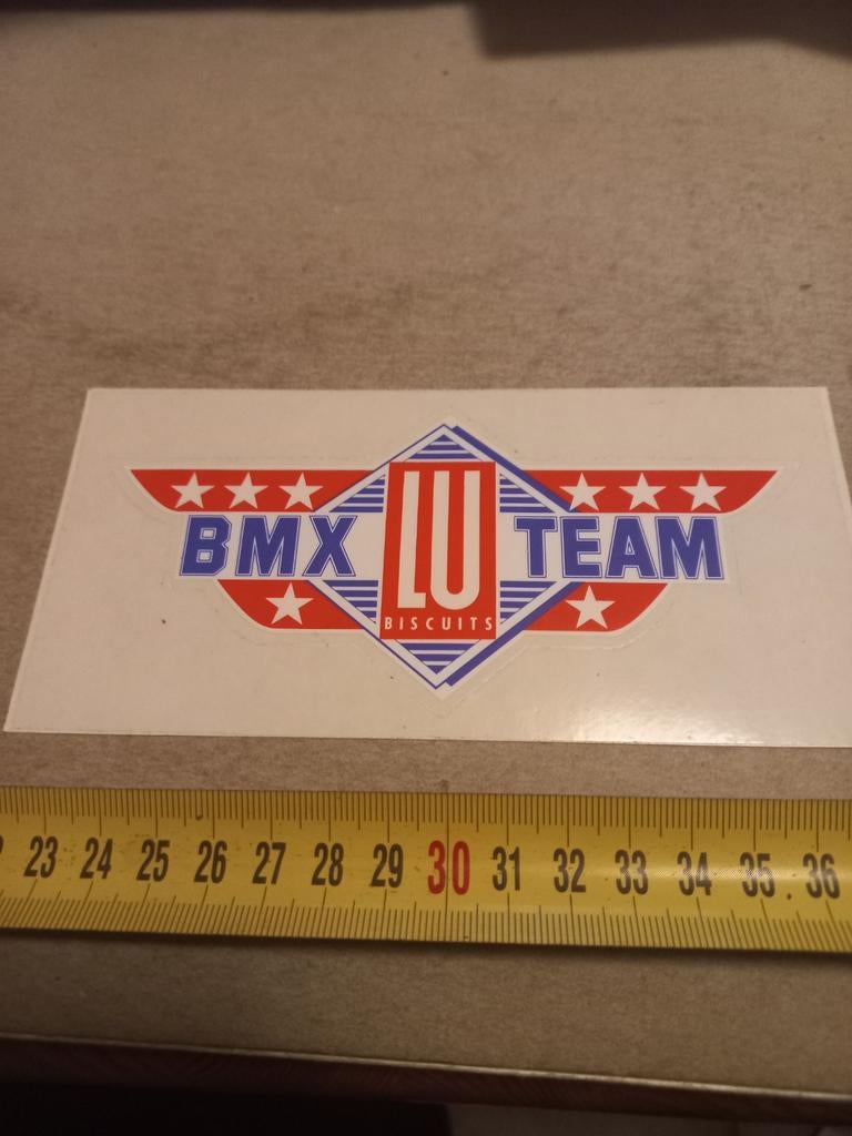 Bmx lu biscuits team, Ophalen of Verzenden, Zo goed als nieuw