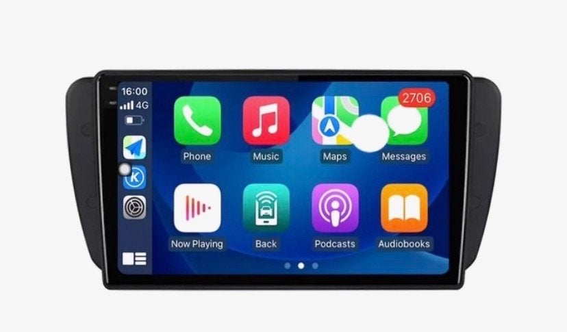 Android Scherm Seat Ibiza 6J (2008-2015) - 9 inch CarPlay/AA, Auto diversen, Ophalen of Verzenden, Gebruikt