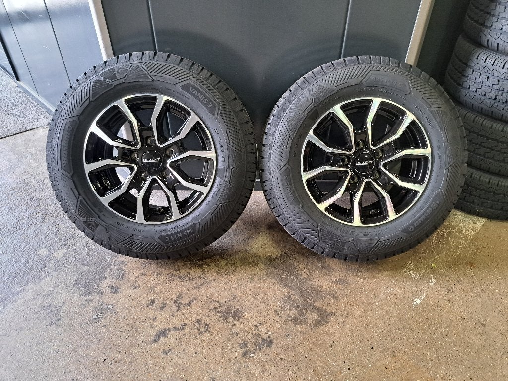 Nieuwe set caravan velgen met 185R14C 104/102 GT radial, Ophalen, Nieuw