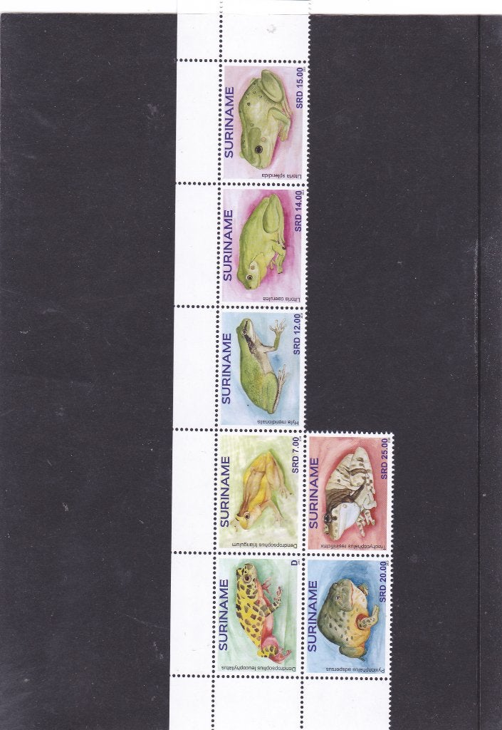 Suriname 2479/85 Kikkers 2019 (285), Verzenden, Postfris