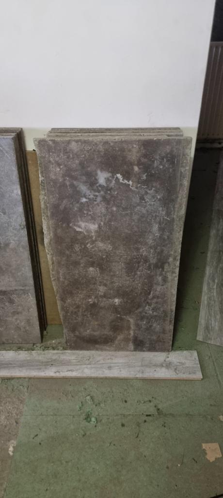 Chinees hardsteen 100cm x diverse x 3cm, Tuin en Terras, Tegels en Klinkers, Ophalen, Zo goed als nieuw, Terrastegels, Natuursteen