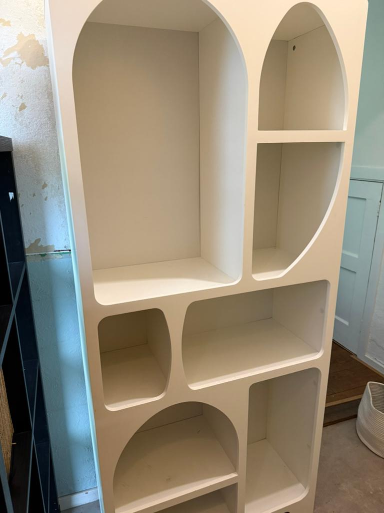 Organische vakkenkast van Sweeek, Huis en Inrichting, Kasten | Wandmeubels, Ophalen, Zo goed als nieuw, Minder dan 150 cm, Minder dan 100 cm