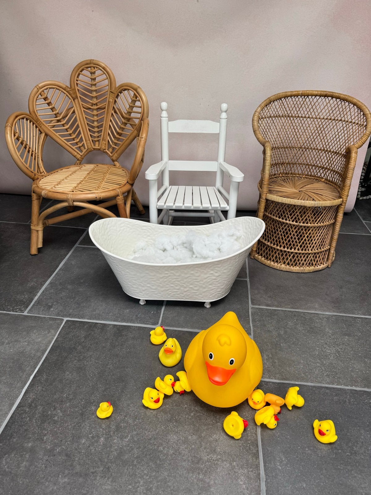 Grote collectie accessoires voor newborn fotografie (badje), Overige merken, Overige typen, Ophalen, Gebruikt