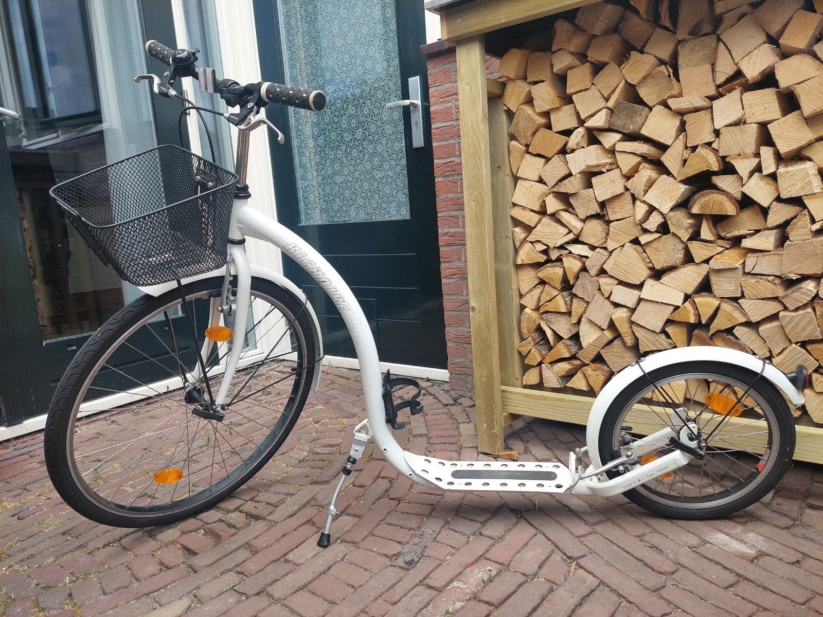 kickbike city G4 wit, Ophalen, Gebruikt, Kickbike, City G4