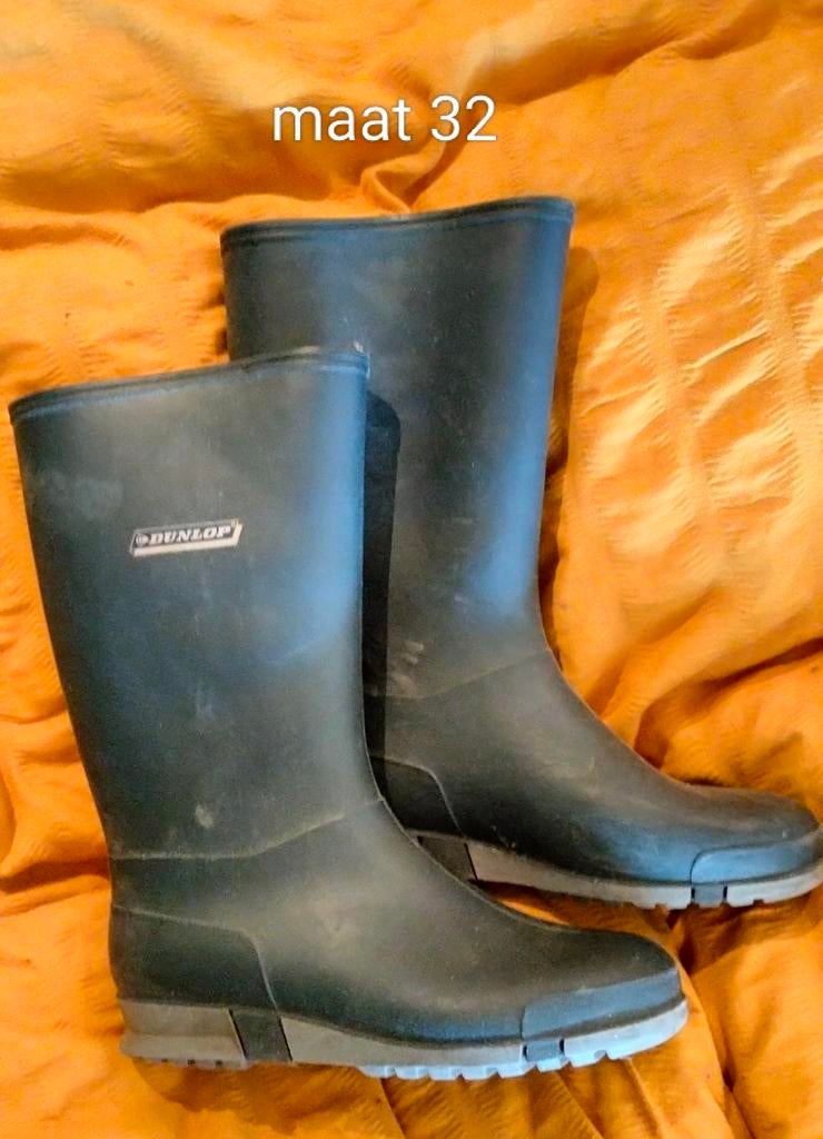 Dunlop laarzen maat 32, Ophalen of Verzenden, Gebruikt, Jongen of Meisje, Laarzen