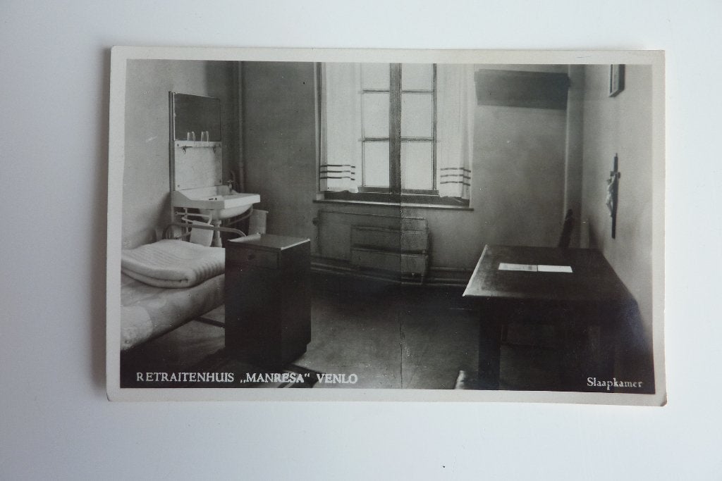 Retraitenhuis Manresa Venlo slaapkamer, Verzamelen, Ophalen of Verzenden, 1940 tot 1960, Ongelopen, Limburg