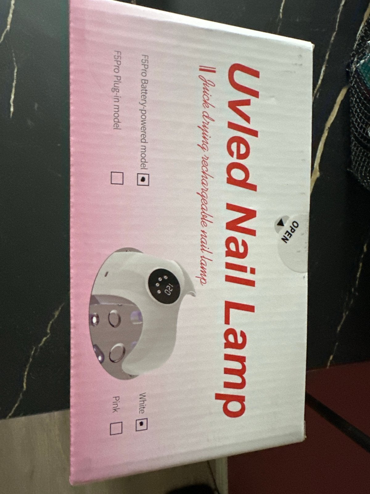 F5 Pro UV/LED Nagellamp Wit - Oplaadbaar & Compact, Ophalen of Verzenden, Zo goed als nieuw, Overige typen