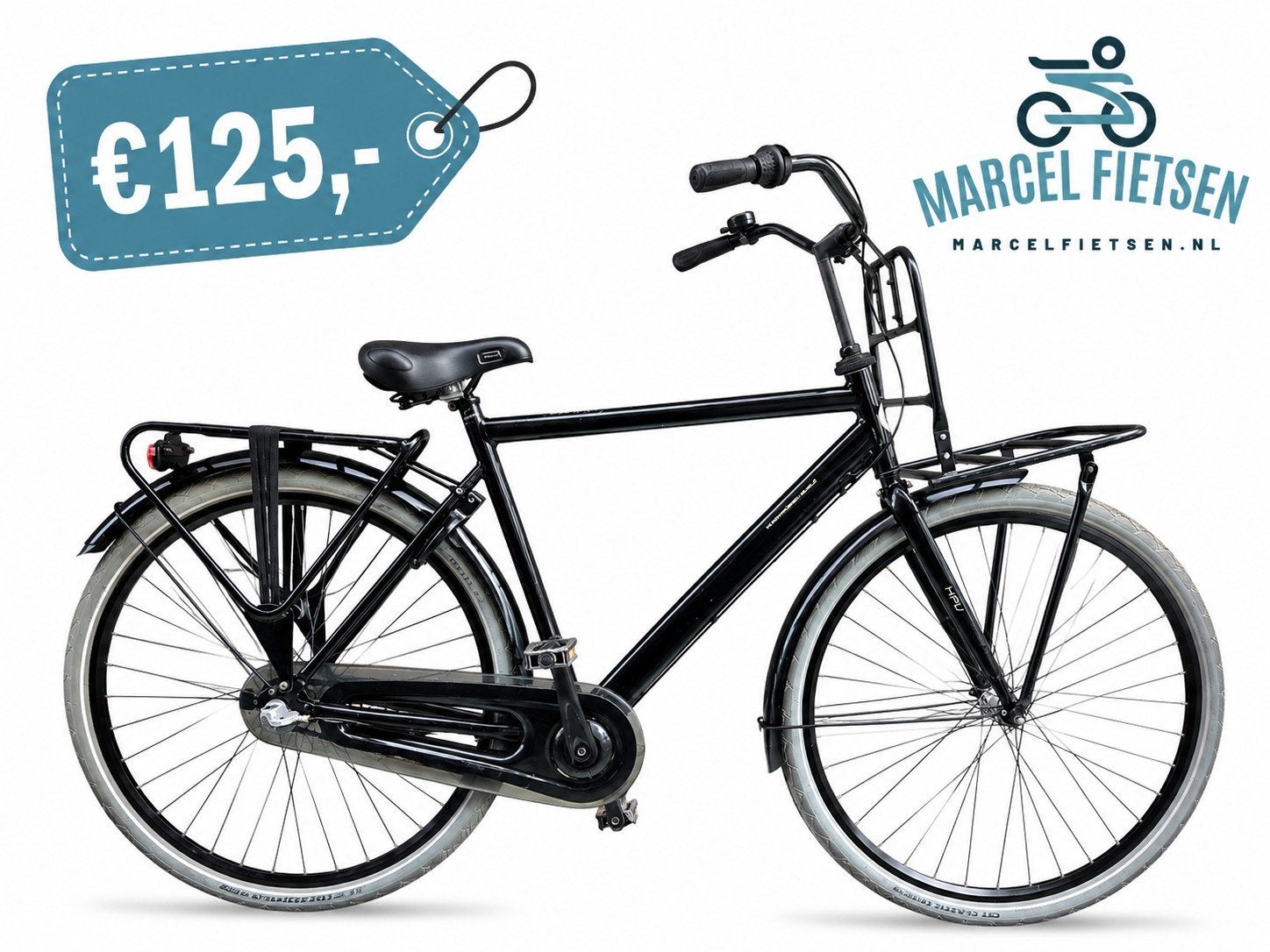 Cortina HPV herenfiets. Fiets met versnellingen, Versnellingen, Marcel Fietsen, Zo goed als nieuw, 57 tot 61 cm