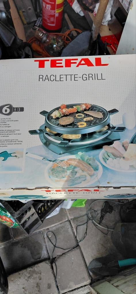 Tefal Raclette-Grill - zga nieuw, Ophalen of Verzenden, Nieuw, 4 t/m 7 personen