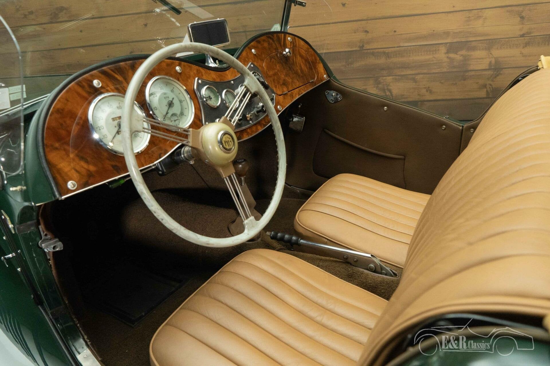 MG TD | Uitvoerig gerestaureerd | Zeer goede staat | 1953, Auto's, Achterwielaandrijving, 54 pk, Leder, Handgeschakeld