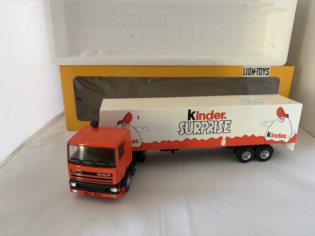 Lion Toys DAF 95 XF Kinder Surprise vrachtwagen, Ophalen of Verzenden, Nieuw, Bus of Vrachtwagen, Lion Toys