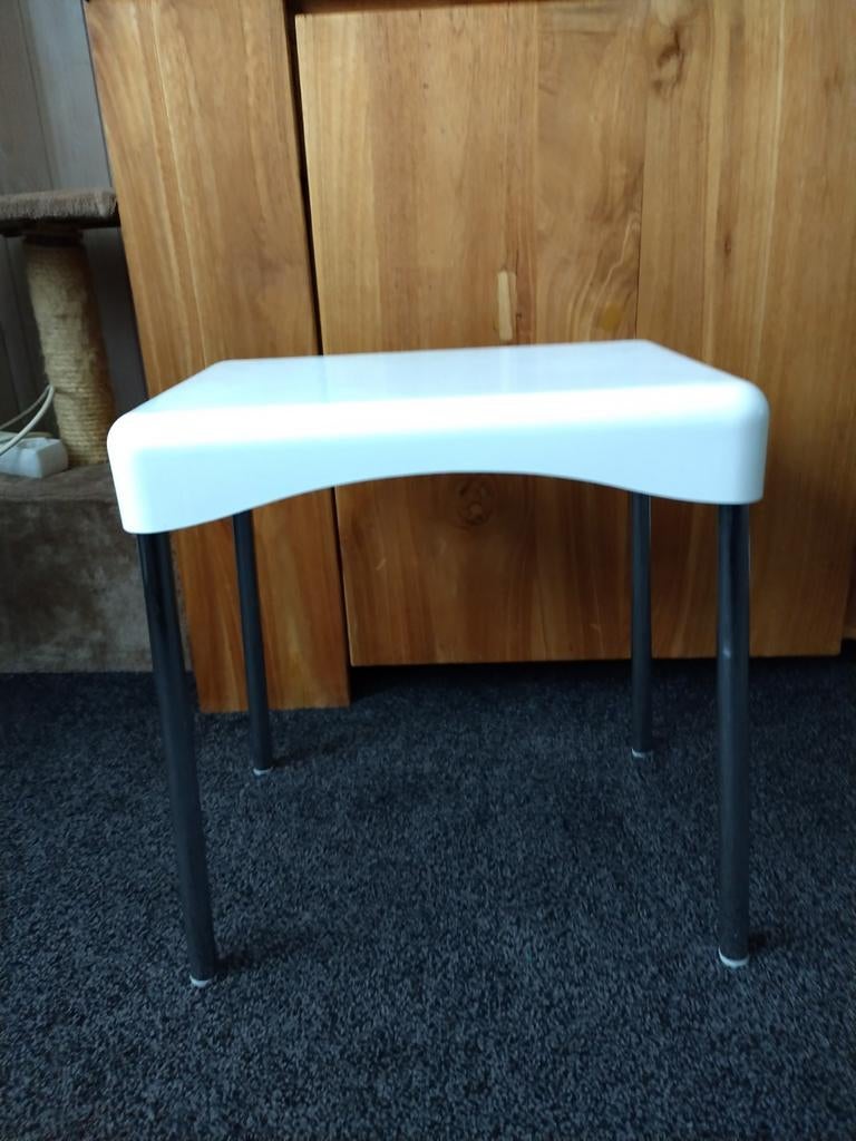 Vintage Italian Designer Kruk CM Marmore Torino Brevetti, Ophalen of Verzenden, Zo goed als nieuw, Kunststof