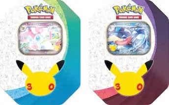 Pokemon 30th Anniversary (4 pack tin), Ophalen of Verzenden, Nieuw