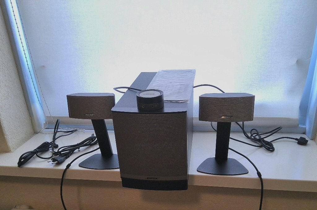 Bose Companion 50 multimedia speakers, Computers en Software, Pc speakers, Ophalen, Zo goed als nieuw, Bose