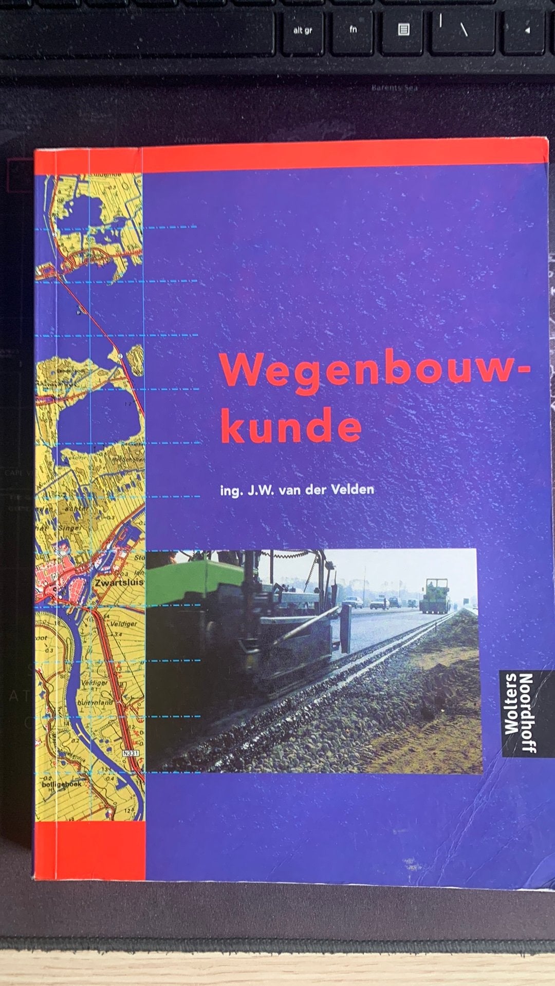 J.W. van der Velden - Wegenbouwkunde, Boeken, Ophalen of Verzenden, Zo goed als nieuw, J.W. van der Velden, Bouwkunde