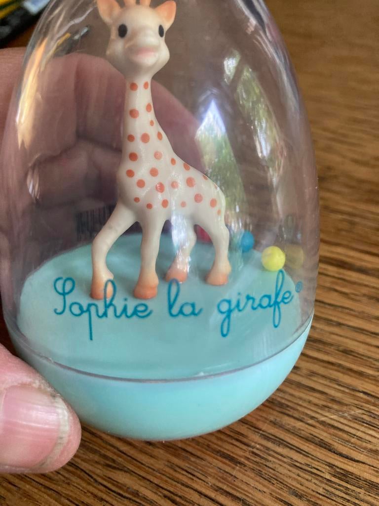 Sophie de Giraf rammelaar in ei, Ophalen of Verzenden, Gebruikt, Rammelaar, Met geluid