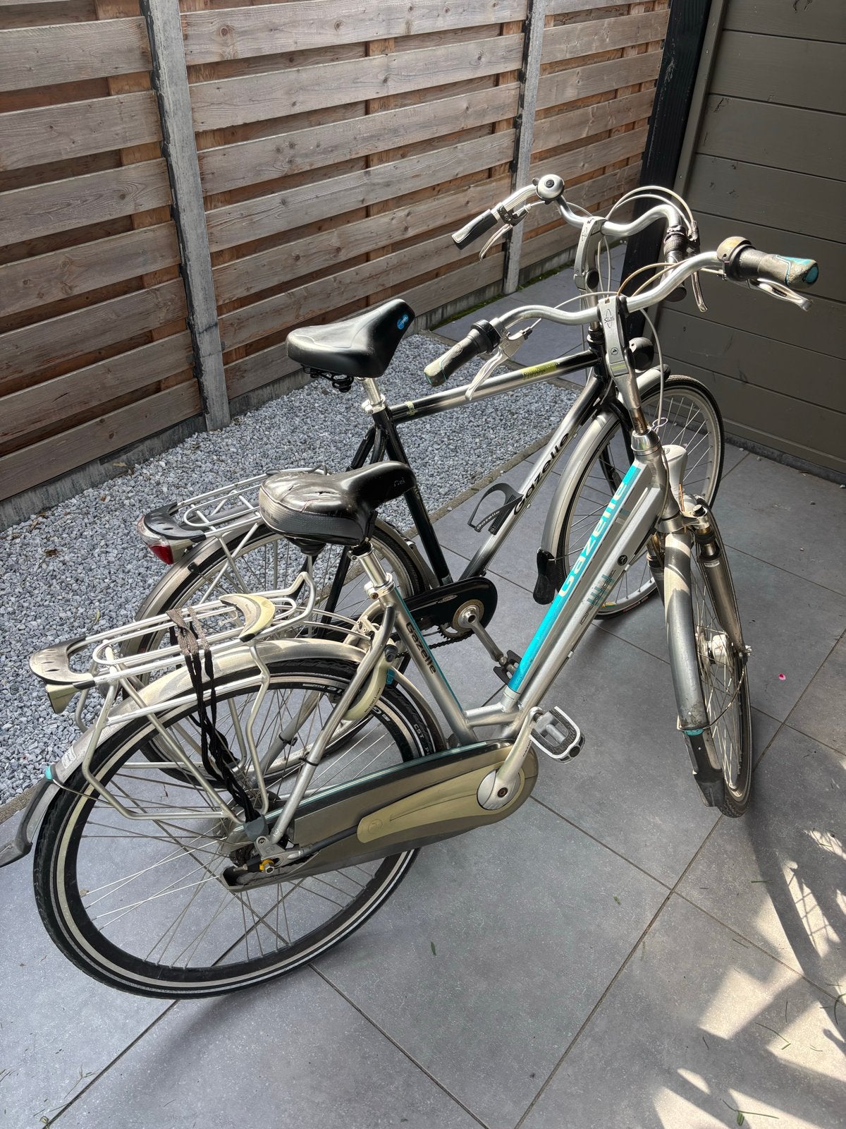 Gazelle herenfiets en damesfiets