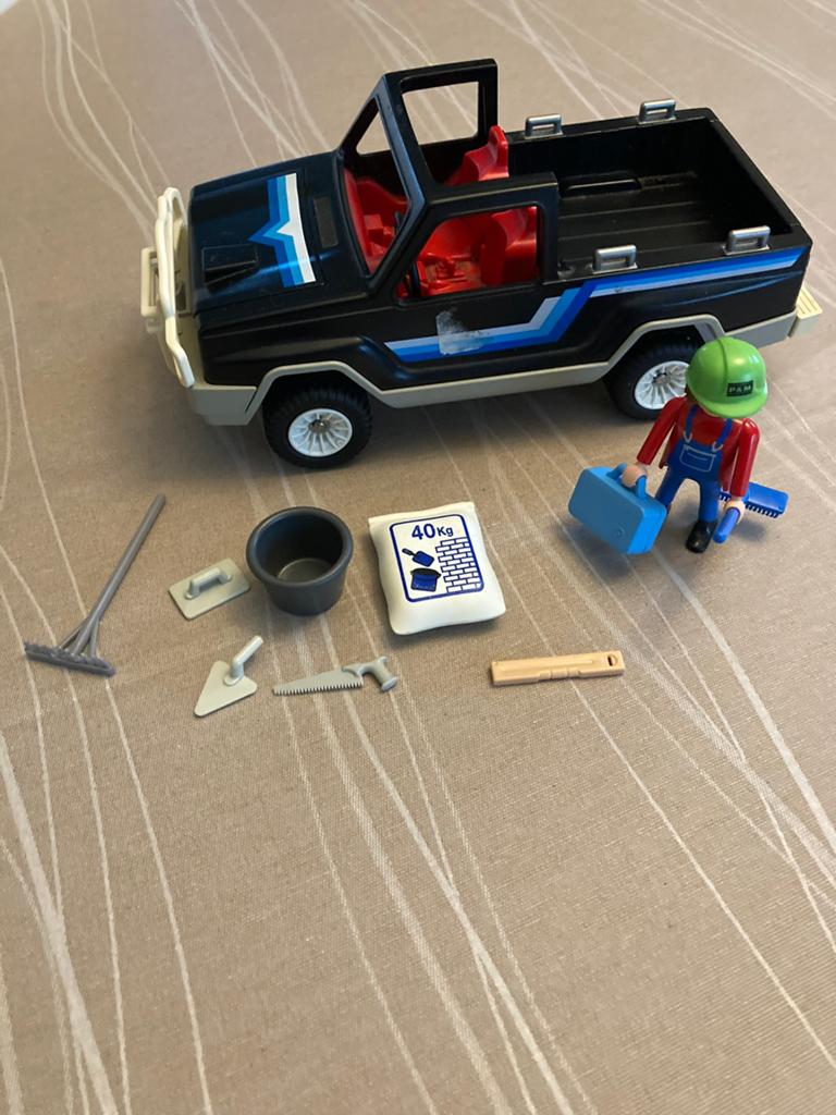 Playmobil stoere terreinwagen, Ophalen of Verzenden, Zo goed als nieuw