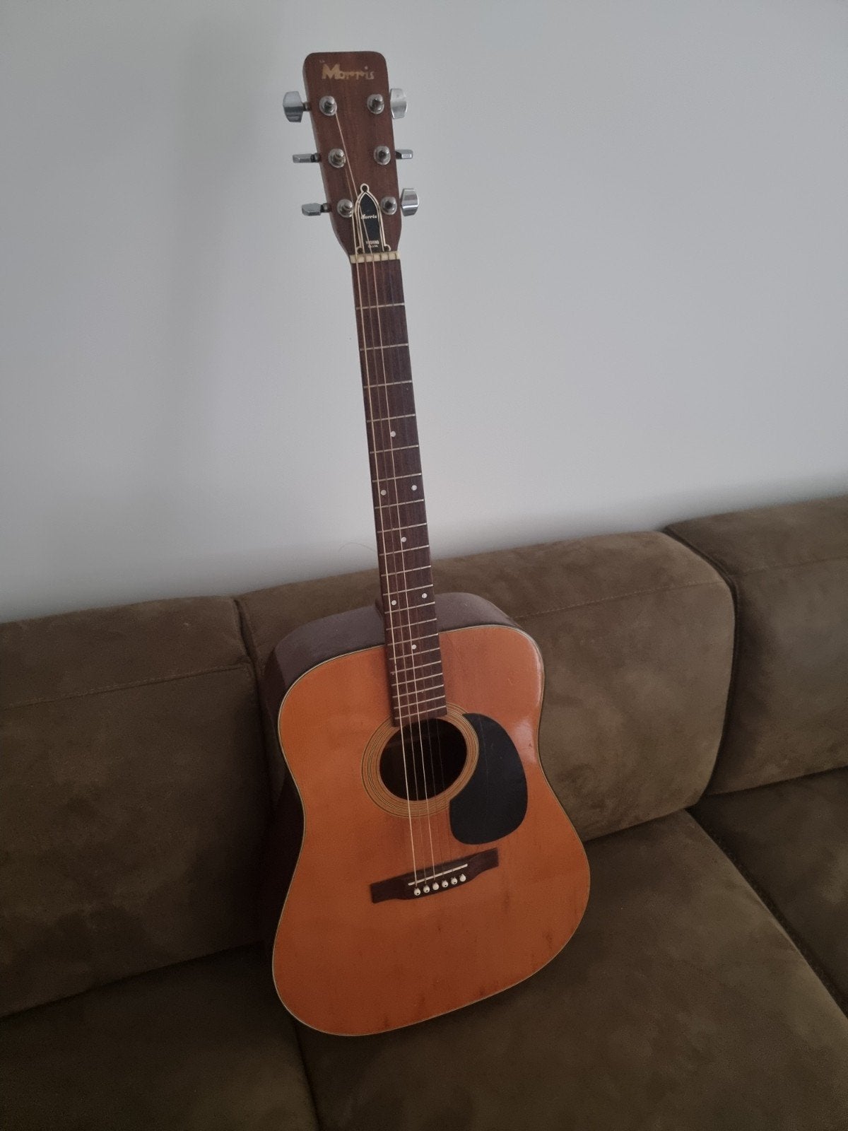Morris W-603 Akoestische Gitaar uit 1973, Muziek en Instrumenten, Ophalen of Verzenden, Gebruikt, Western- of Steelstringgitaar