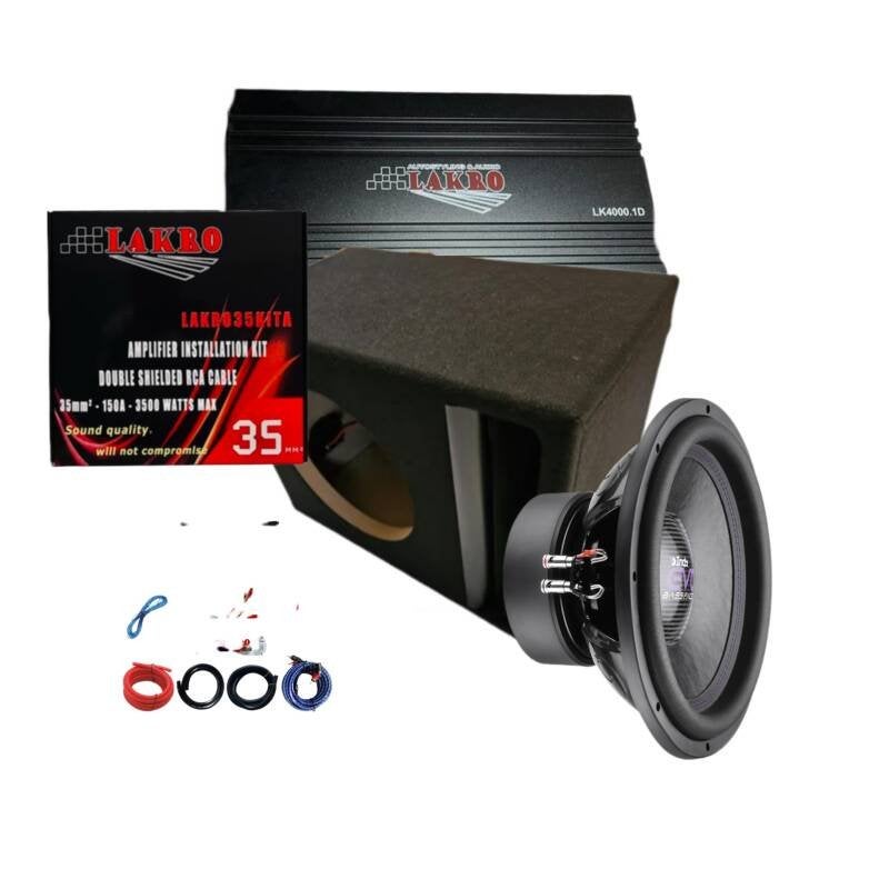 Midi Power pack 12 - BASSFACE  - 10 inch - 1250 watt RMS, Niet ingevuld, Niet ingevuld, Niet ingevuld