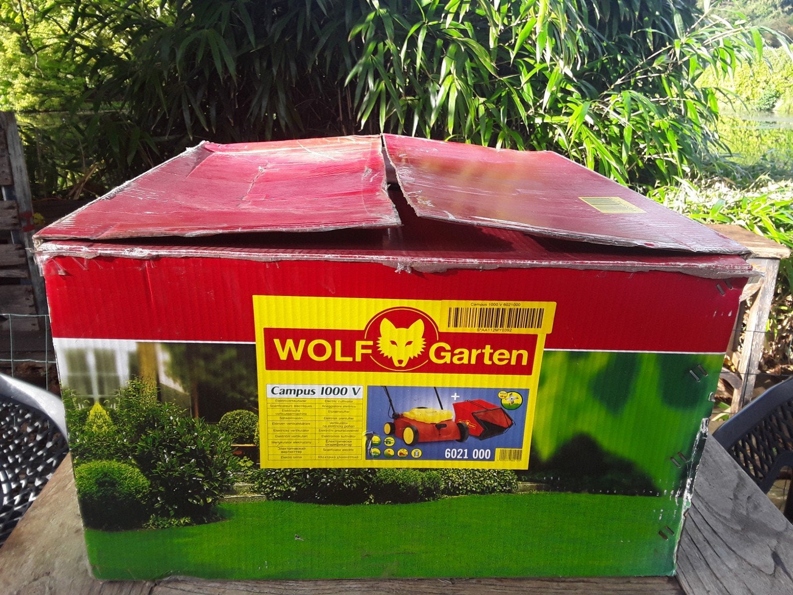 WOLF  verticuteermachine, Ophalen, Elektrisch