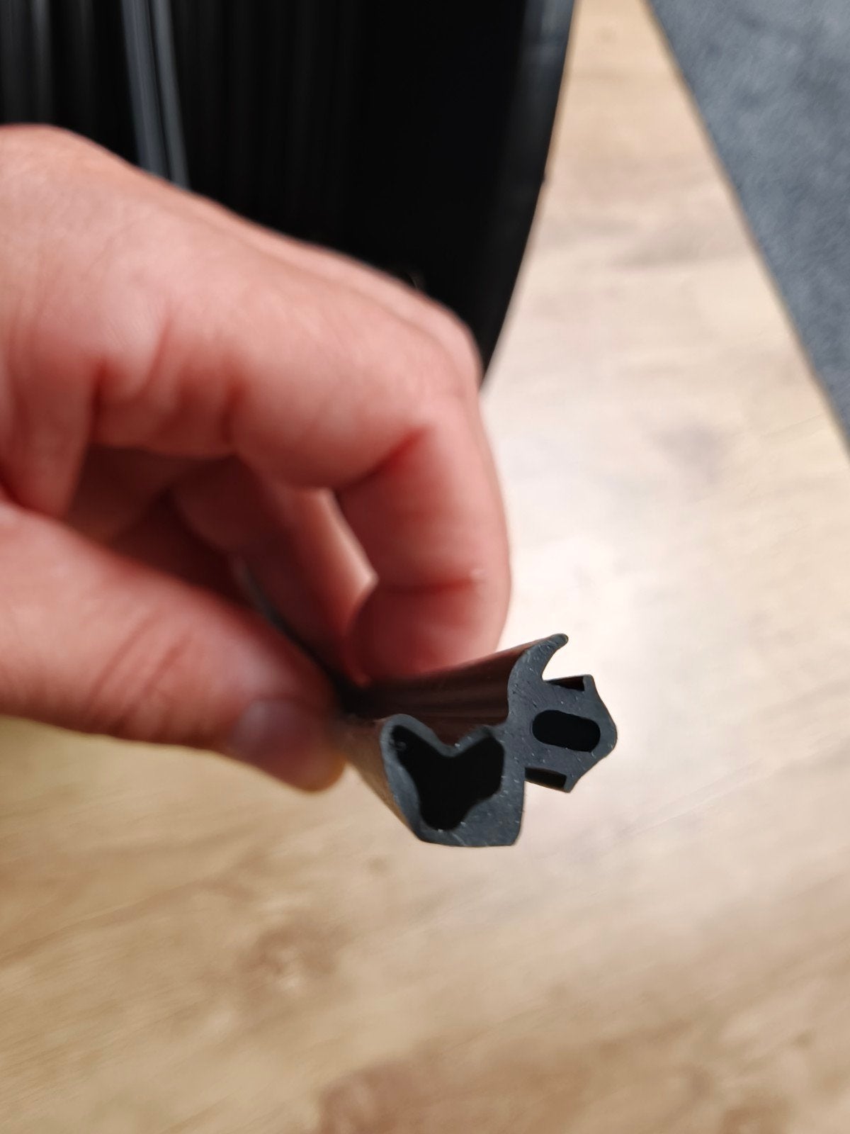 Raamrubber HDPE (glaszijde, vast kader) op rol, Minder dan 4 cm, Overige materialen, Nieuw, Ophalen of Verzenden
