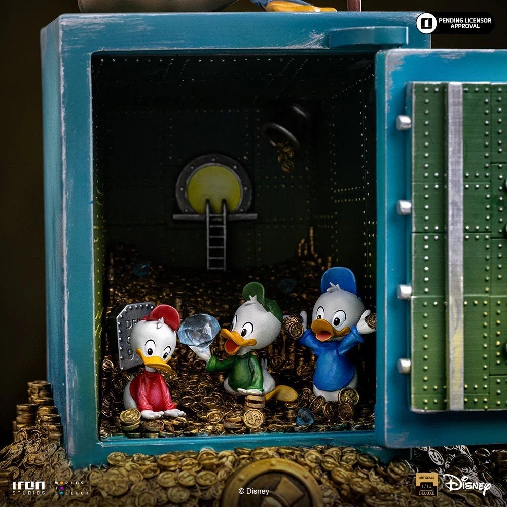 Iron Studios Duck Tales Uncle Scrooge McDuck and Nephews, Verzamelen, Disney, Nieuw, Donald Duck, Info@ironstudios.com, Freguesia de Custódias