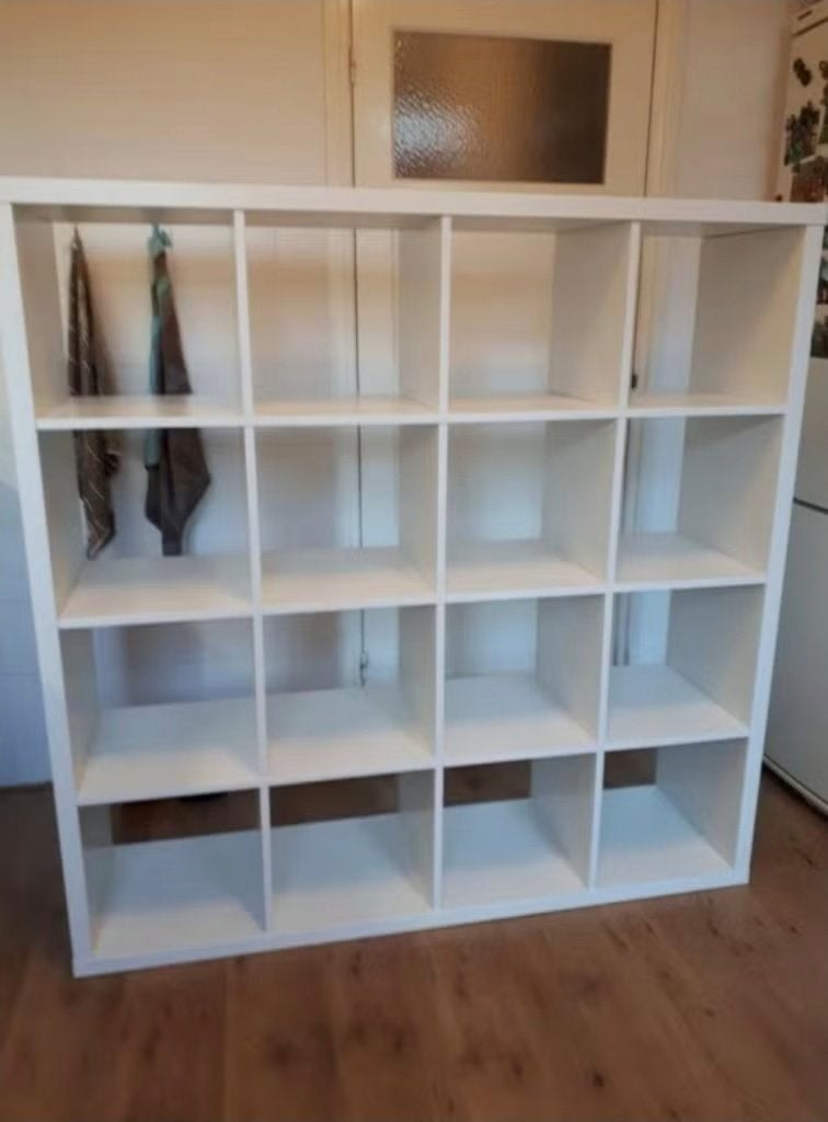 16 vaks ikea kallax open kast vakkenkast 4x4, Ophalen, 100 tot 150 cm, 5 laden of meer, 100 tot 150 cm