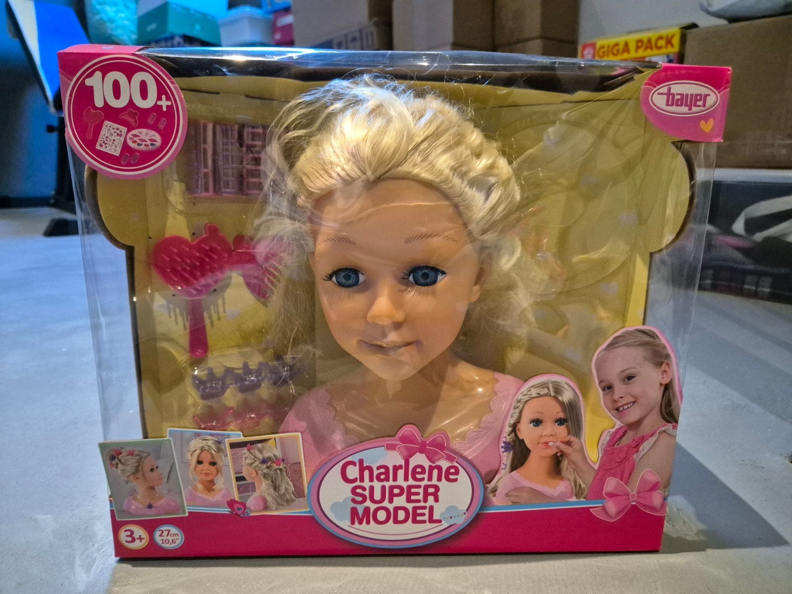 Bayer Design Kaphoofd Charlene Super Model- Blond haar, Ophalen of Verzenden, Gebruikt, Overige typen