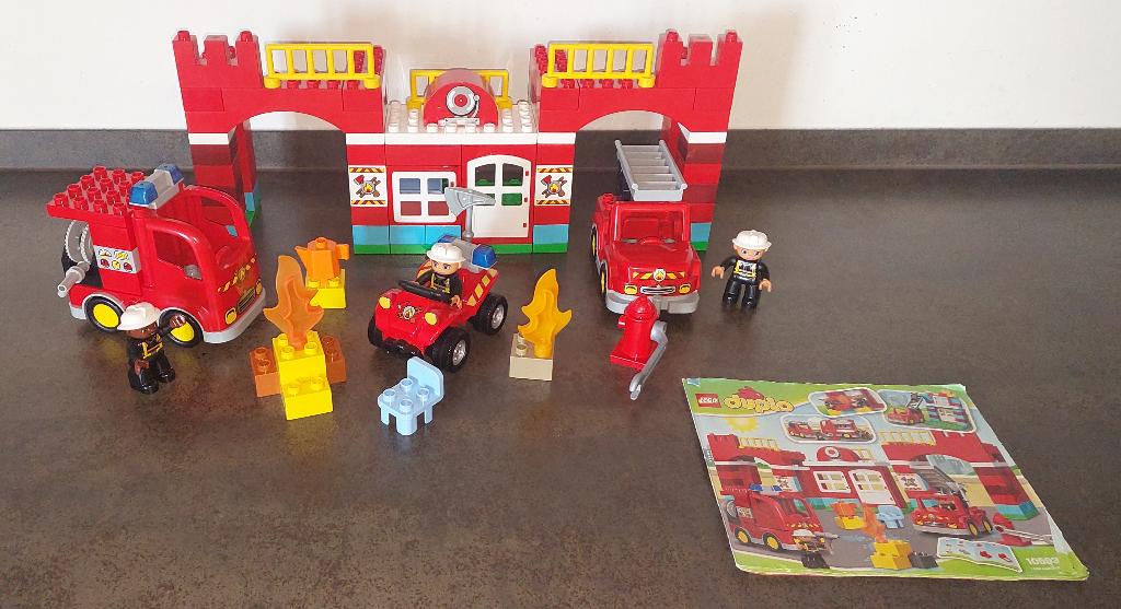 duplo brandweer kazerne 10593, Ophalen of Verzenden, Gebruikt, Compleet, Duplo