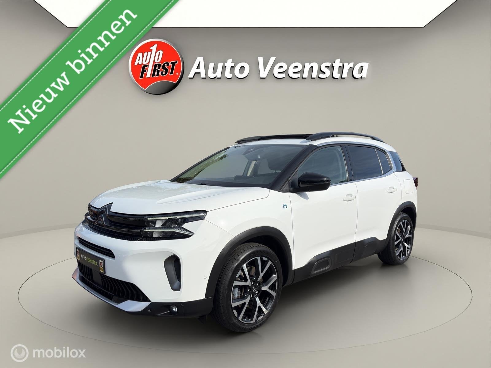 Citroen C5 Aircross 1.6 Plug-in Hybrid|TREKH|PANO|ADAPTIVE|, Gebruikt, Zwart, 4 cilinders, Met garantie (alle)
