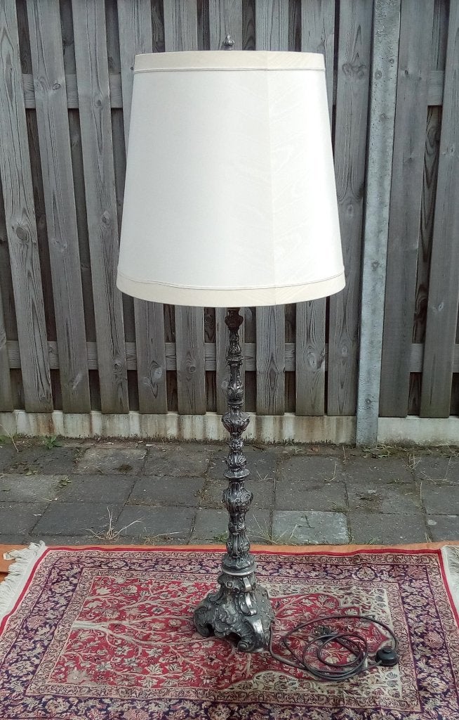 vintage barokstijl staande lamp, Gebruikt, Barok, Ophalen of Verzenden, 150 tot 200 cm