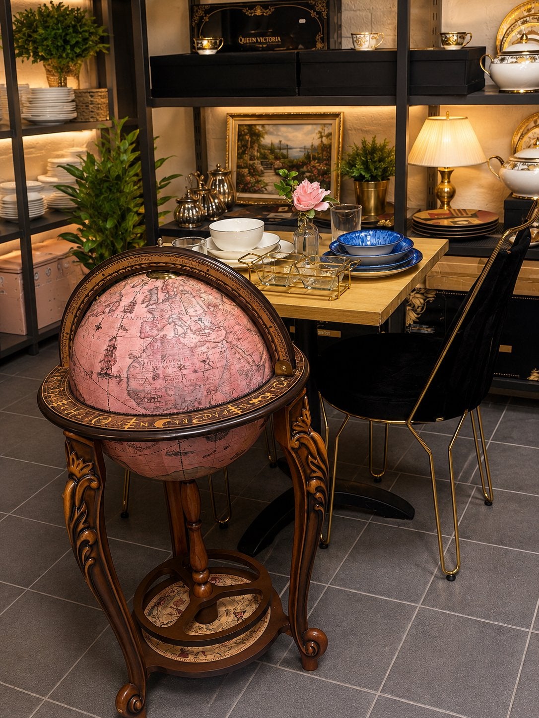 Luxe Globe Bar – Wereldbol Minibar – Vintage Design, Ophalen, Nieuw