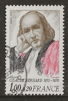 Frankrijk 386, Bernard voor hman, Verzenden, Gestempeld
