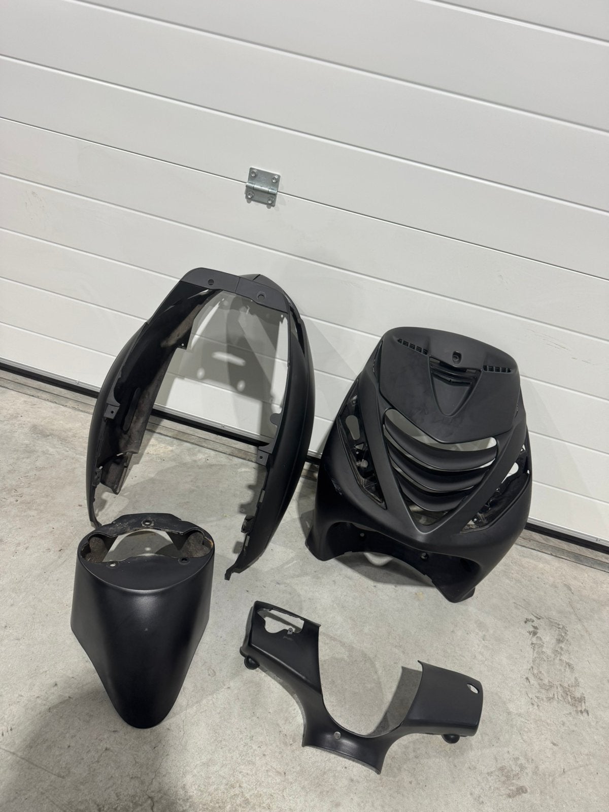 Piaggio zip kappenset mat zwart, Ophalen of Verzenden, Benzine, Zip