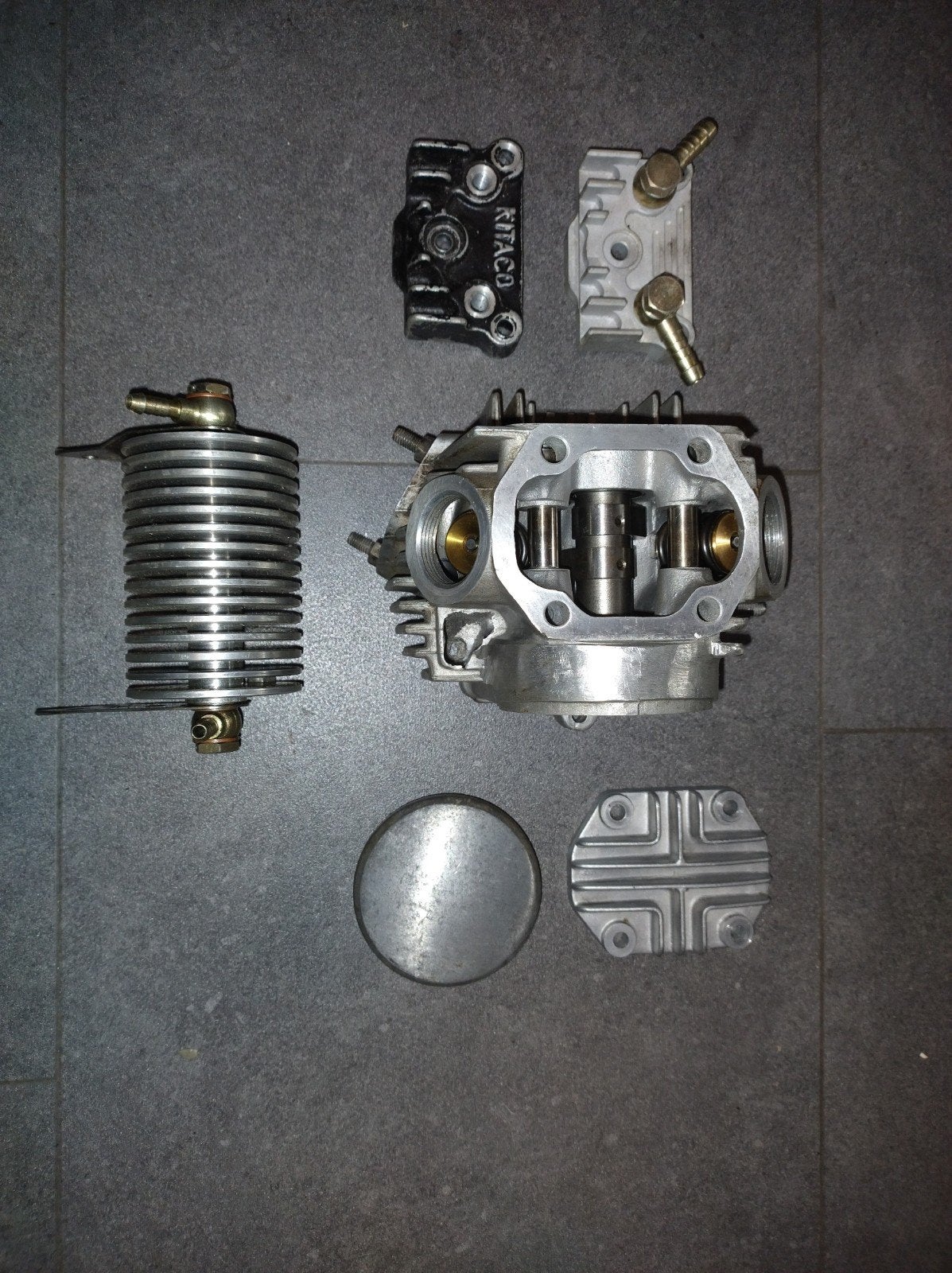 kitaco ultra se cilinderkop met oliekoeler ss50 dax z50a, Fietsen en Brommers, Ophalen of Verzenden, Cilinder