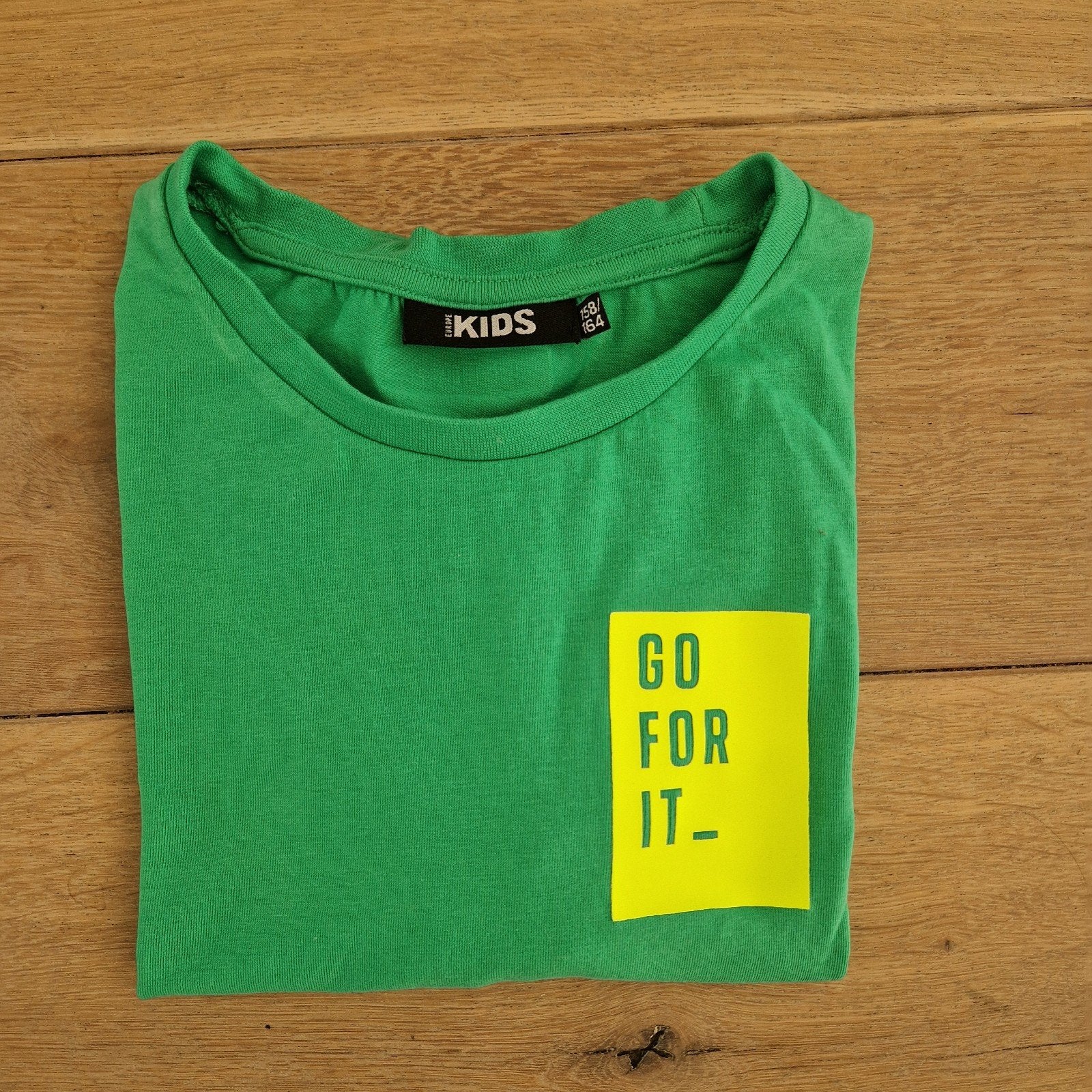 Nieuw Terstal T-shirt - Groen met 'Go For It' print, Nieuw, Ophalen of Verzenden, Shirt of Longsleeve, Terstal
