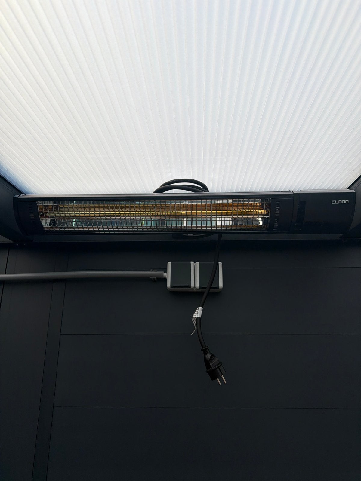 Eurom terrasverwarmers/heaters - Zo goed als nieuw, Ophalen, Zo goed als nieuw, Elektrisch, Wand