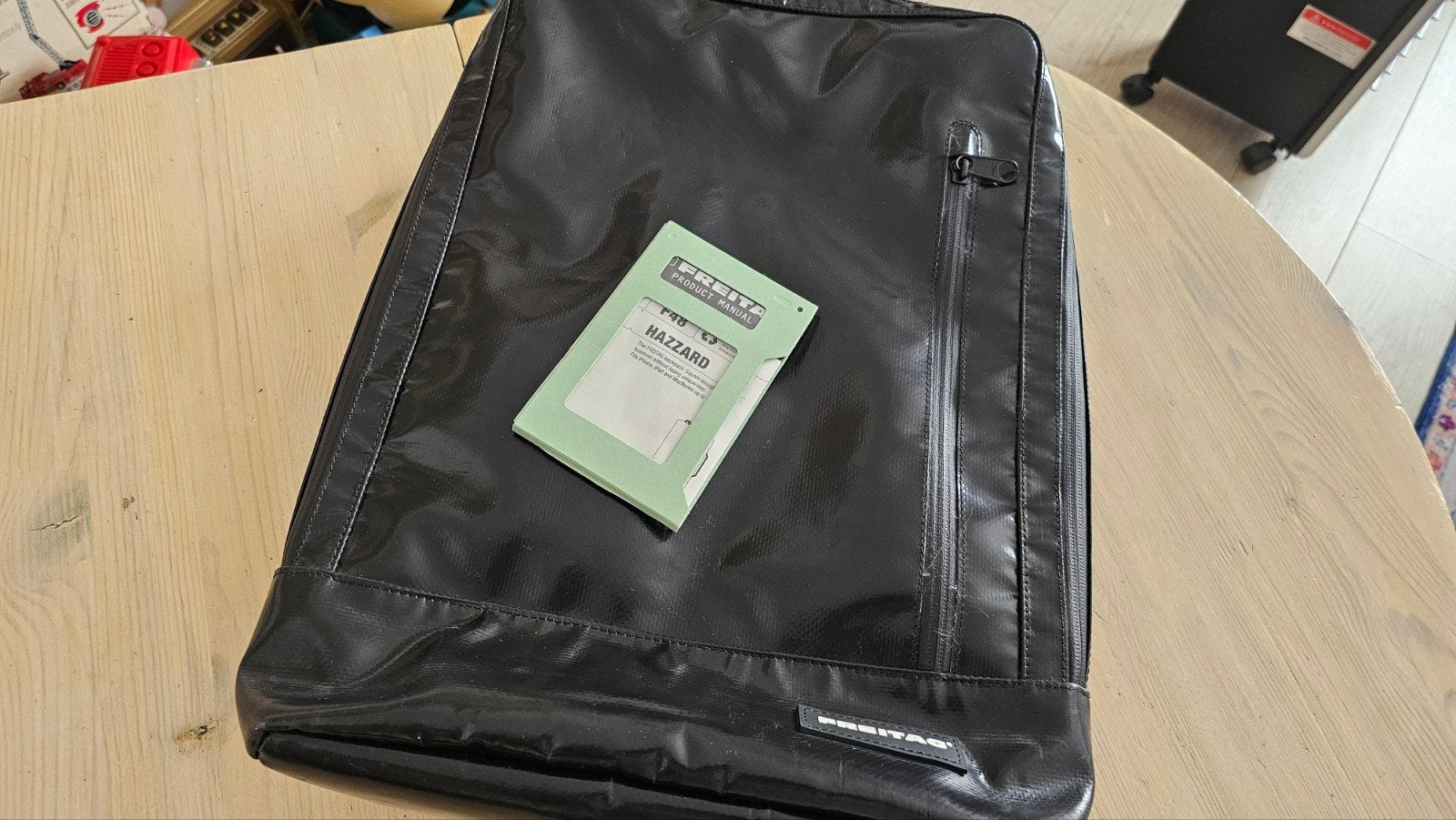 ZGAN Freitag F48 Hazzard backpack BLACK €295, Sieraden, Tassen en Uiterlijk, Ophalen, Zo goed als nieuw, Overige merken