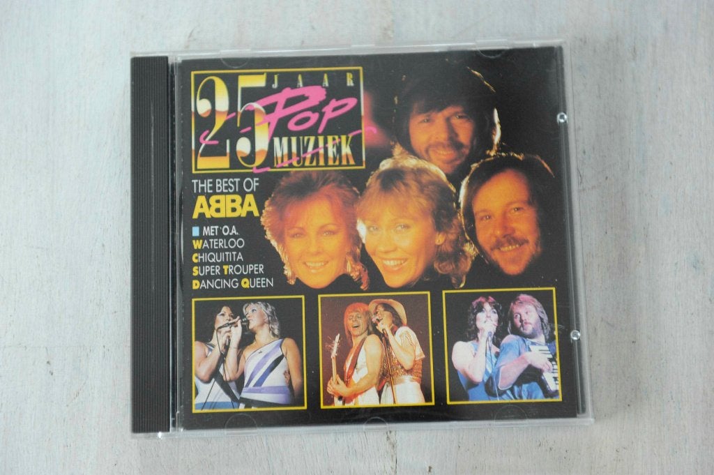 ABBA / The Best of 25 Jaar Pop Muziek uitgave Lecturama, Zo goed als nieuw, Verzamelalbum, Inclusief boekje, Verzenden