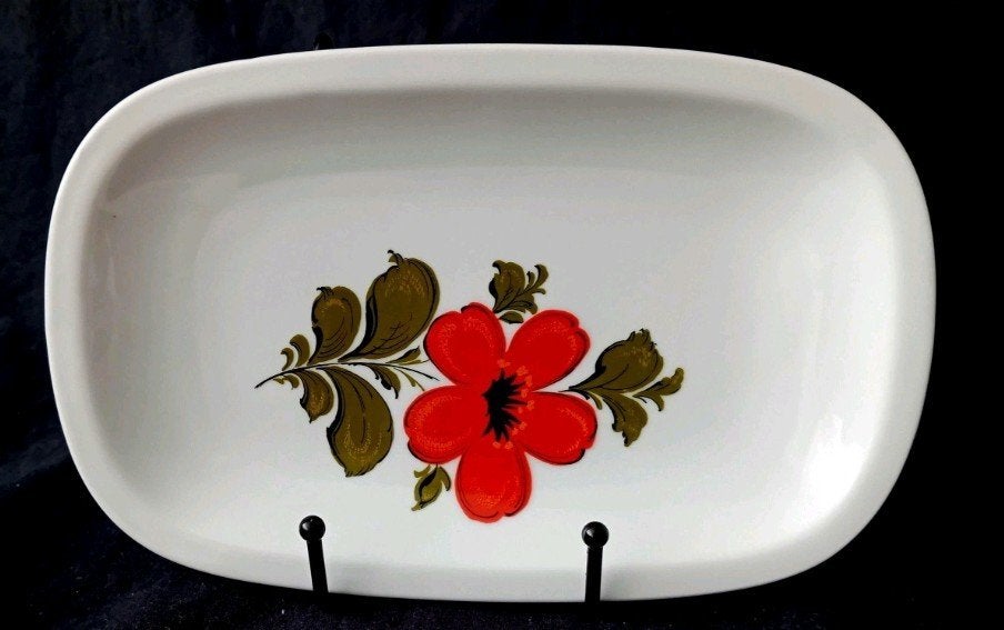 Vintage ovale schaal Schumann Arzberg, Antiek en Kunst, Antiek | Schalen, Ophalen of Verzenden