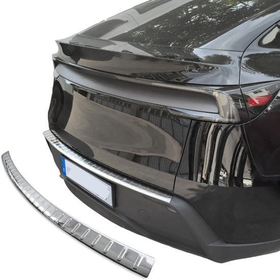 Tesla Model Y Facelift Bumper Beschermer RVS, Ophalen of Verzenden