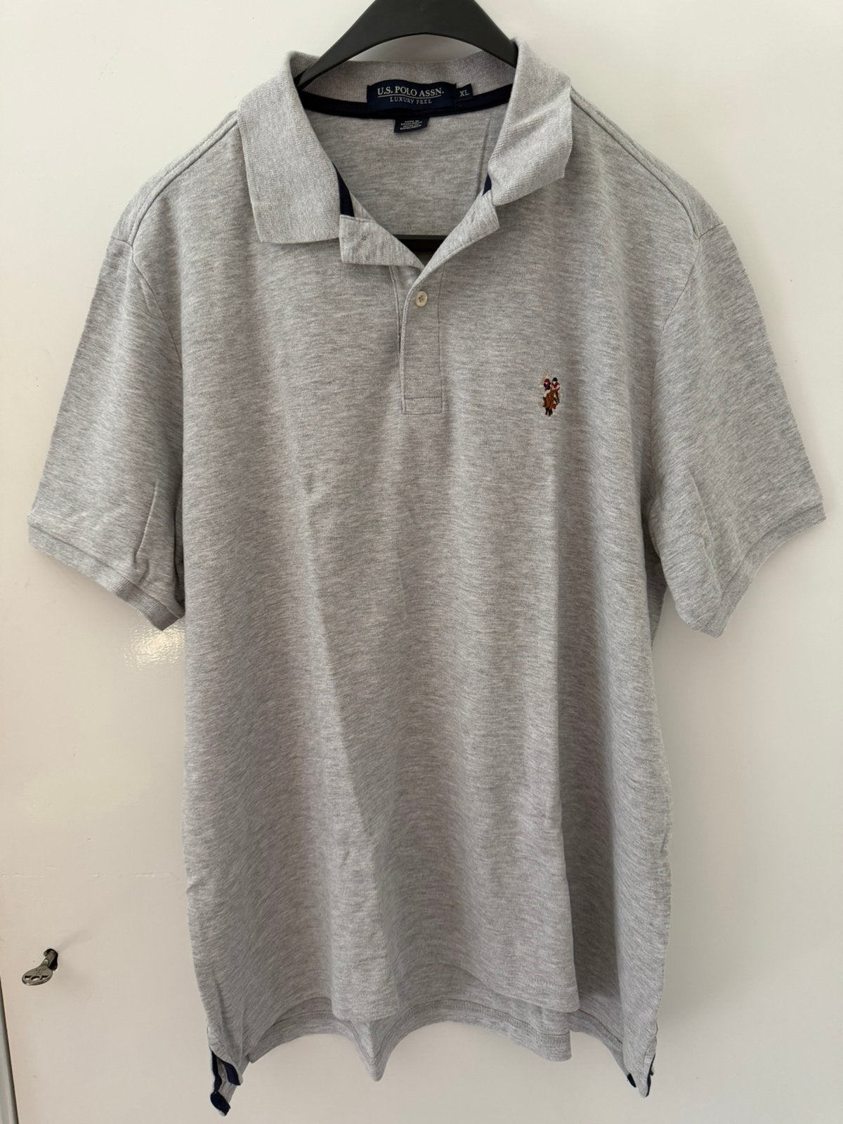 U.S. Polo Assn. Polo Shirt Heren XL - Grijs, Ophalen of Verzenden, Zo goed als nieuw, Maat 56/58 (XL), Grijs