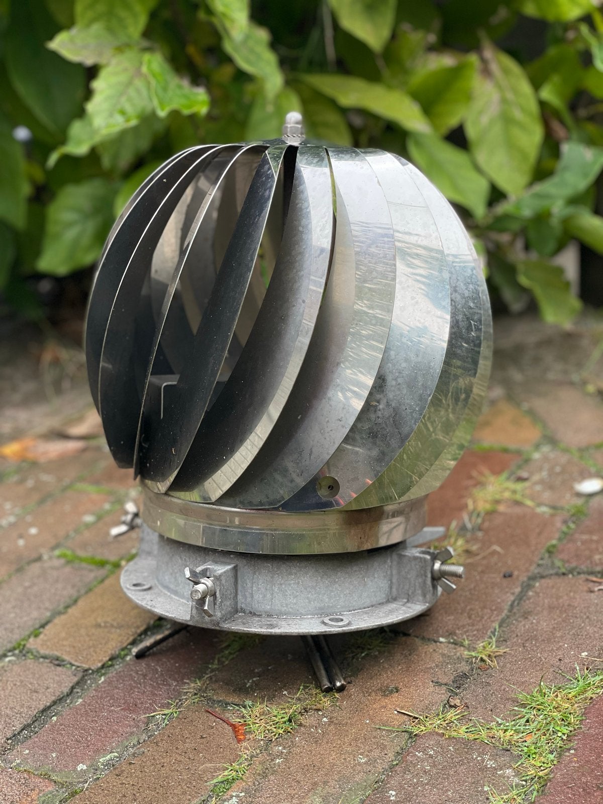 Rotorvent Schoorsteenkap - RVS Rookgasafvoer Ventilator, 30 tot 80 cm, Gebruikt, Overige typen, Minder dan 60 cm
