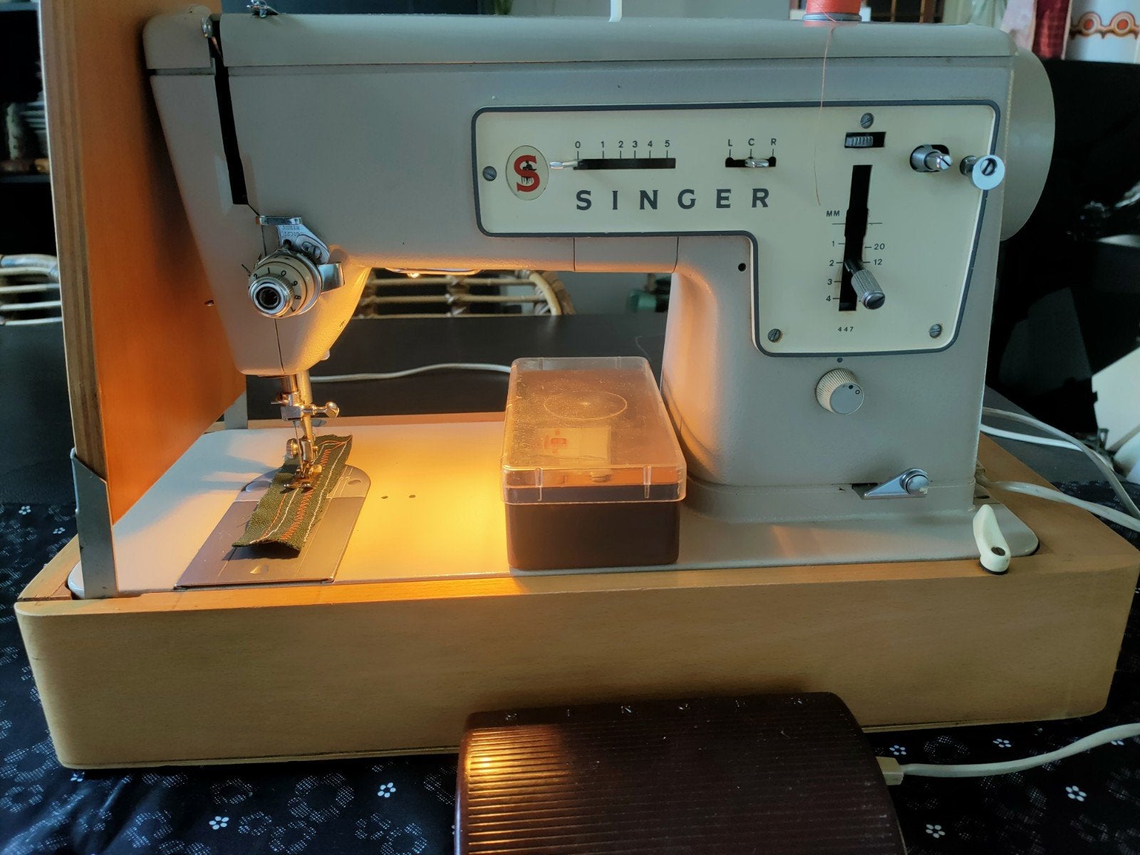 sterkte singer 447 voor jeans, Ophalen, Naaimachine, Singer